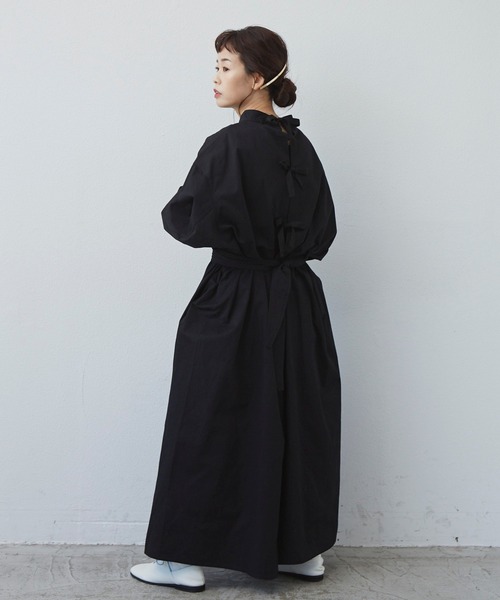 Libra Cue（リブラ キュー）の「サージカルガウンワンピース（ワンピース・レディース・ブラック/ホワイト・FREE）」の8枚目の写真