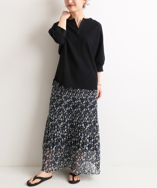 SLOBE IENA（スローブイエナ）の「Geometric Flower プリーツ