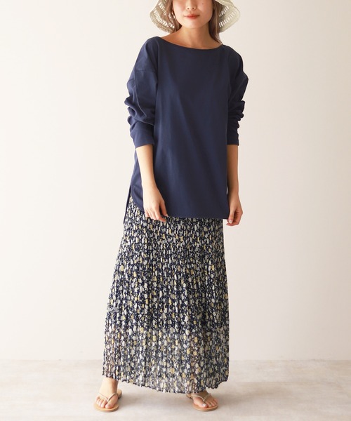SLOBE IENA（スローブイエナ）の「Geometric Flower プリーツ