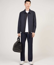 美品DUNHILLダンヒル ブラック ライトハリントンナイロンジャケットＬ dunhill-storefront-WW | dunhill JP