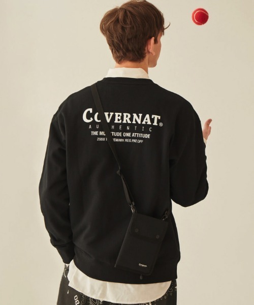 COVERNAT(カバーナット)の「【COVERNAT】MINI POKET WALLET BAG / カバーナット ミニ ポケット ウォレット バッグ(ボディバッグ/ウエストポーチ・メンズ・ブラック・FREE)」の4枚目の写真