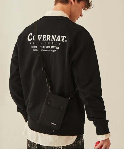 COVERNAT(カバーナット)の「【COVERNAT】MINI POKET WALLET BAG / カバーナット ミニ ポケット ウォレット バッグ(ボディバッグ/ウエストポーチ・メンズ・ブラック・FREE)」の3枚目の写真