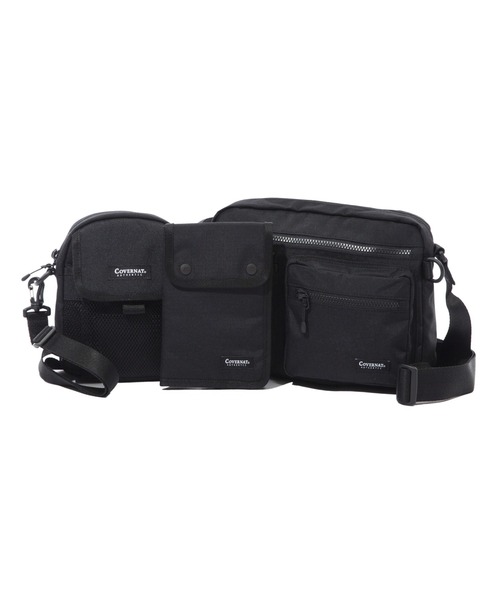 COVERNAT(カバーナット)の「【COVERNAT】MINI POKET WALLET BAG / カバーナット ミニ ポケット ウォレット バッグ(ボディバッグ/ウエストポーチ・メンズ・ブラック・FREE)」の14枚目の写真