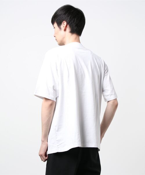 MANASTASH（マナスタッシュ）の「MANASTASH/マナスタッシュ/胸ポケット半袖TシャツDISARMEDSHORT SHORT（Tシャツ/カットソー・メンズ・ホワイト/ブラック・MEDIUM/LARGE/X-LARGE）」の4枚目の写真