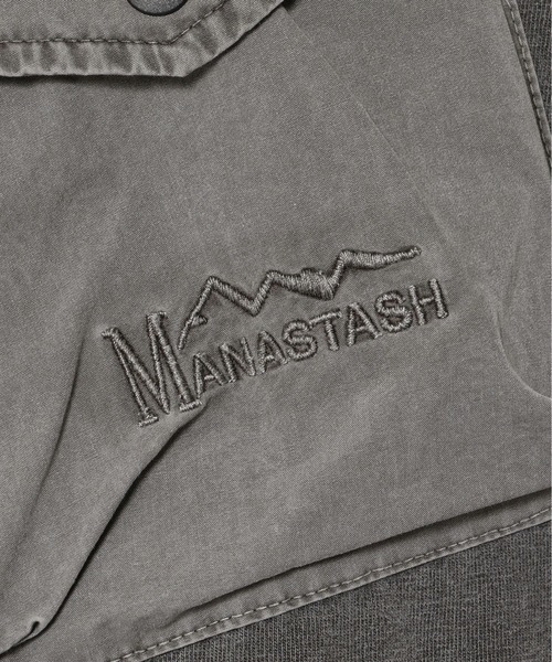 MANASTASH（マナスタッシュ）の「MANASTASH/マナスタッシュ/胸ポケット半袖TシャツDISARMEDSHORT SHORT（Tシャツ/カットソー・メンズ・ホワイト/ブラック・MEDIUM/LARGE/X-LARGE）」の14枚目の写真