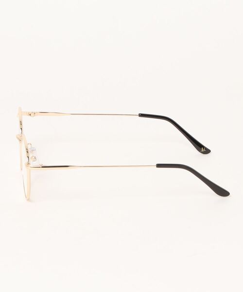 Mila Owen（ミラオーウェン）の「スリムメタルダテメガネ（メガネ・レディース・シルバー/ゴールド・FREE）」の3枚目の写真
