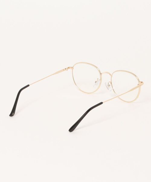 Mila Owen（ミラオーウェン）の「スリムメタルダテメガネ（メガネ・レディース・シルバー/ゴールド・FREE）」の4枚目の写真