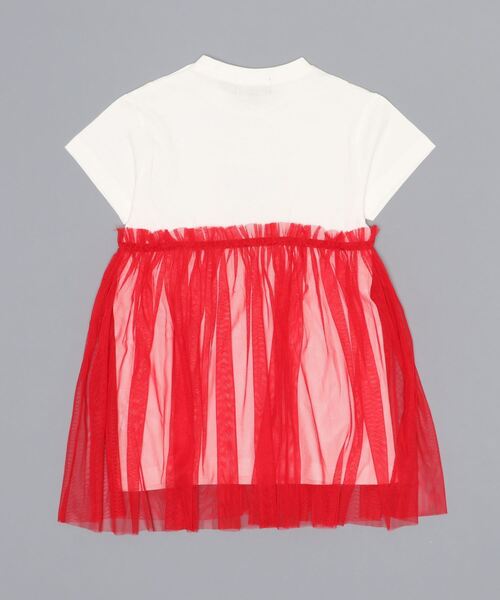BIG FIELD(ビッグフィールド)の「チュールワンピース(90~150cm)(ワンピース・キッズ・ブラック/オフホワイト/オレンジ/ライトブルー・100/110/120/90/130/140/150)」の7枚目の写真