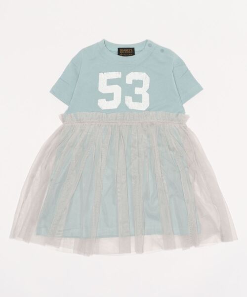 BIG FIELD(ビッグフィールド)の「チュールワンピース(90~150cm)(ワンピース・キッズ・ブラック/オフホワイト/オレンジ/ライトブルー・100/110/120/90/130/140/150)」の9枚目の写真