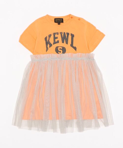 BIG FIELD(ビッグフィールド)の「チュールワンピース(90~150cm)(ワンピース・キッズ・ブラック/オフホワイト/オレンジ/ライトブルー・100/110/120/90/130/140/150)」の10枚目の写真