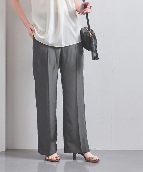 UNITED ARROWS(ユナイテッドアローズ)の「UBCC ステッチ ストレートパンツ◆(その他パンツ・レディース・オリーブ/ダークグレー・38/36/34/40)」の2枚目の写真