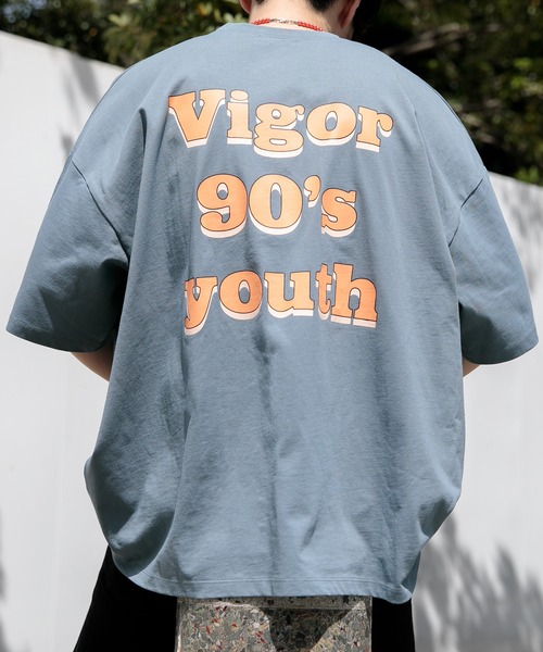 Adoon plain（アドーンプレーン）の「【Adoon plain】ロゴアソートオーバーT（Tシャツ/カットソー・メンズ・ホワイト/オフホワイト/ブラック/ネイビー/ダークブルー・MEDIUM/LARGE）」の5枚目の写真