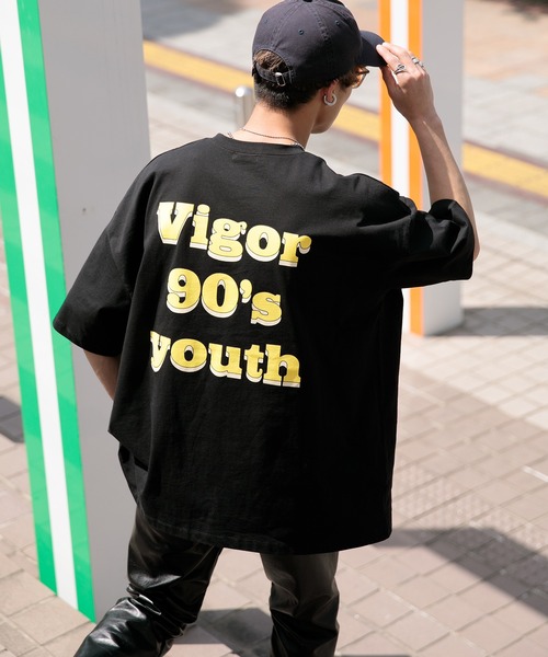 Adoon plain（アドーンプレーン）の「【Adoon plain】ロゴアソートオーバーT（Tシャツ/カットソー・メンズ・ホワイト/オフホワイト/ブラック/ネイビー/ダークブルー・MEDIUM/LARGE）」の7枚目の写真