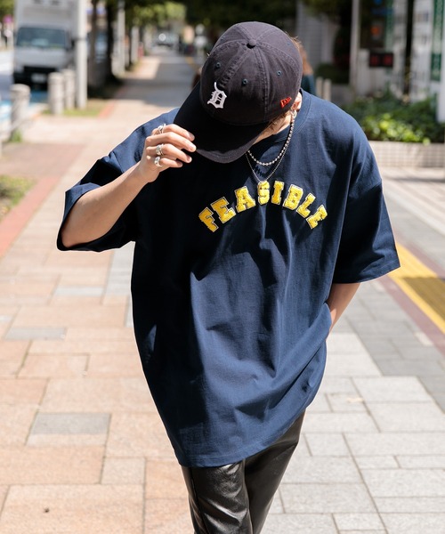 Adoon plain（アドーンプレーン）の「【Adoon plain】ロゴアソートオーバーT（Tシャツ/カットソー・メンズ・ホワイト/オフホワイト/ブラック/ネイビー/ダークブルー・MEDIUM/LARGE）」の15枚目の写真