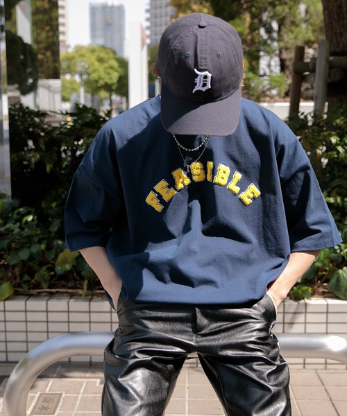 Adoon plain（アドーンプレーン）の「【Adoon plain】ロゴアソートオーバーT（Tシャツ/カットソー・メンズ・ホワイト/オフホワイト/ブラック/ネイビー/ダークブルー・MEDIUM/LARGE）」の16枚目の写真