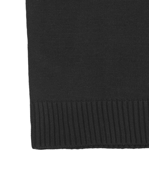 Figments（フィグメンツ）の「オーバーニットベスト（ベスト・レディース・オフホワイト/ブラック/グリーン/ブラウン・FREE）」の11枚目の写真