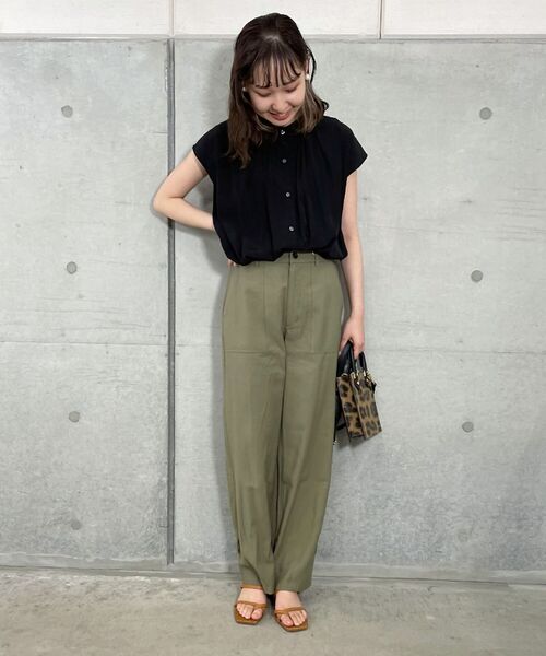 fredy repit（フレディレピ）の「ヘムタブベイカーパンツ（カーゴパンツ・レディース・ベージュ/カーキ・36/38）」の17枚目の写真