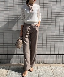 ルーズシルエットストレートパンツ