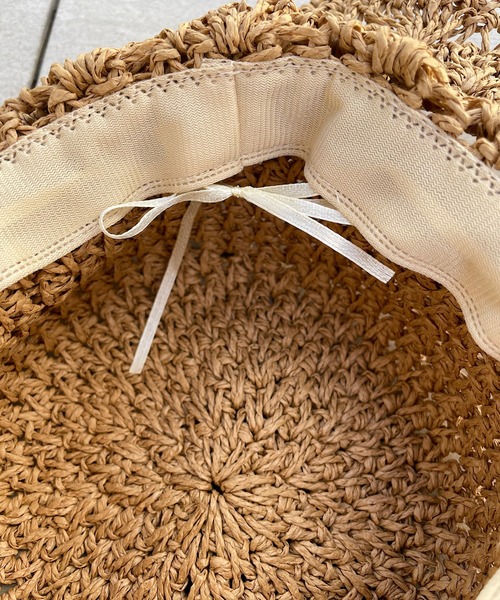 Chico（チコ）の「ペーパーリボンハット（ハット・レディース・アイボリー/ブラウン・FREE）」の10枚目の写真