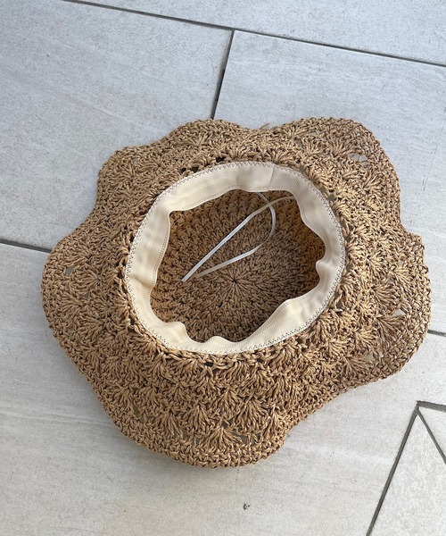 Chico（チコ）の「ペーパーリボンハット（ハット・レディース・アイボリー/ブラウン・FREE）」の11枚目の写真