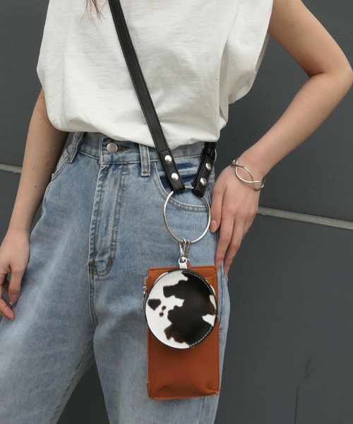 CORNERS(コーナーズ)の「リングハンドルショルダーバック(ショルダーバッグ・レディース・パイソン/オレンジ/ブラック/ダークオレンジ/アイボリー/ダークブラック/ブラック系その他・FREE)」の22枚目の写真