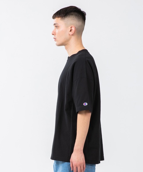 XLARGE（エクストララージ）の「XLARGE × CHAMPION REVERSE WEAVE S/S TEE（Tシャツ/カットソー・メンズ・ホワイト/ブラック/ネイビー/ブラウン/ライトパープル・SMALL/MEDIUM/LARGE/X-LARGE）」の6枚目の写真