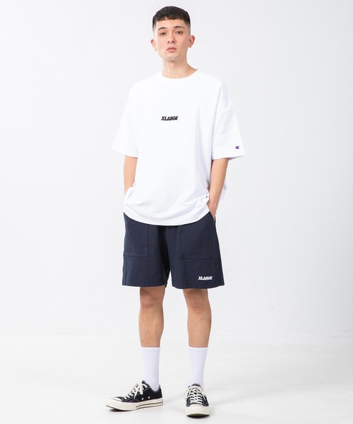 XLARGE（エクストララージ）の「XLARGE × CHAMPION REVERSE WEAVE S/S TEE（Tシャツ/カットソー・メンズ・ホワイト/ブラック/ネイビー/ブラウン/ライトパープル・SMALL/MEDIUM/LARGE/X-LARGE）」の14枚目の写真