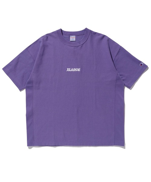 XLARGE（エクストララージ）の「XLARGE × CHAMPION REVERSE WEAVE S/S TEE（Tシャツ/カットソー・メンズ・ホワイト/ブラック/ネイビー/ブラウン/ライトパープル・SMALL/MEDIUM/LARGE/X-LARGE）」の19枚目の写真