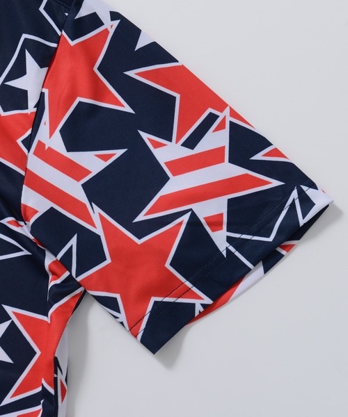 Loudmouth(ラウドマウス)の「LOUDMOUTH/ラウドマウス ゴルフウェア ブランド ロゴ刺繍 総柄 吸汗速乾 UVカット 半袖 ポロシャツ(ポロシャツ・メンズ・ホワイト×ブラック/ブルー系その他2・LL/M/XL/XXL/L)」の17枚目の写真