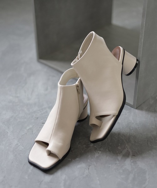 SESTO（セスト）の「トゥリングブーツサンダル（サンダル・レディース・ブラック/アイボリー・LL/3L/S/M/L）」の9枚目の写真