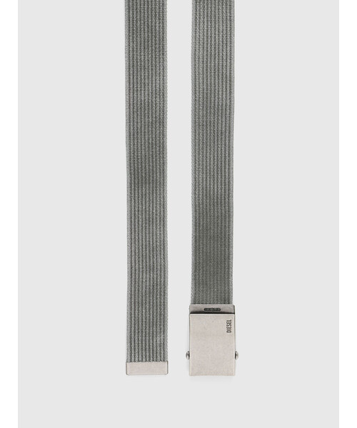DIESEL(ディーゼル)の「メンズ ウェビング GIベルト(ベルト・メンズ・カーキ/ブラウン/ライトグレー/ネイビー・120/105)」の6枚目の写真