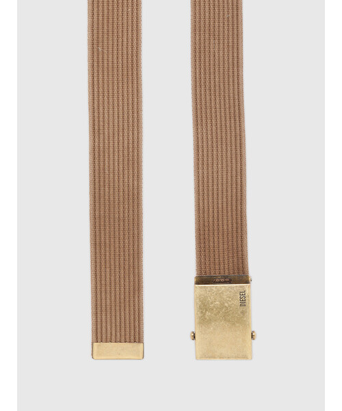 DIESEL(ディーゼル)の「メンズ ウェビング GIベルト(ベルト・メンズ・カーキ/ブラウン/ライトグレー/ネイビー・120/105)」の12枚目の写真