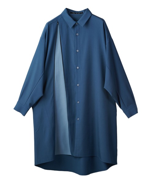 NO ID.（ノーアイディ）の「【NO ID.】Asymmetry Zip Long Shirt