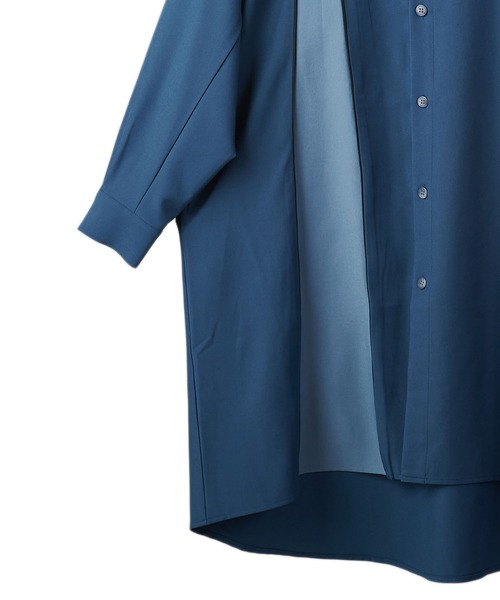NO ID.（ノーアイディ）の「【NO ID.】Asymmetry Zip Long Shirt
