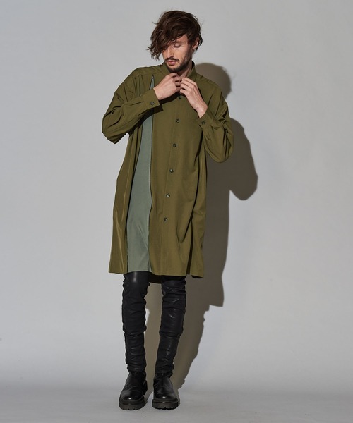 NO ID.（ノーアイディ）の「【NO ID.】Asymmetry Zip Long Shirt