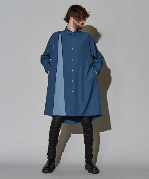 NO ID.（ノーアイディ）の「【NO ID.】Asymmetry Zip Long Shirt