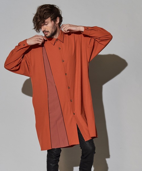 NO ID.（ノーアイディ）の「【NO ID.】Asymmetry Zip Long Shirt