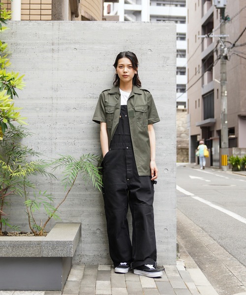 MILITARY(ミリタリー)の「実物 新品 デッドストック フランス軍 ヘリンボーンツイル(HBT)チャドシャツ(シャツ/ブラウス・メンズ・オリーブ・43/44/41/42/39/40/35/36/37/38/45)」の16枚目の写真