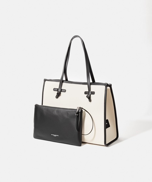 GIANNI CHIARINI（ジャンニ キアリーニ）の「GIANNI CHIARINI MARCELLA M ジャンニ キアリーニ マルチェッラ M トートバッグ バッグインバッグ付（ハンドバッグ・レディース・ブラック/ブルー/カーキ/ライトブラウン/ベージュ/オレンジ/サファリグリーン/ダークベージュ/ライトブルー/チョコ/クリーム/ベージュ系その他/レッド/ブルー系その他/イエロー/ベージュ系その他2/ベージュ系/ベビーピンク/ブラウン系5/ベージュ系5/ブラウン系4/ベージュ系その他3/ブラウン/ベージュ系その他5/ベージュ系その他6/ベージュ系その他4/ピンク/ブラウン系その他6/グレー系その他/ブラウン系その他7・FREE）」の20枚目の写真