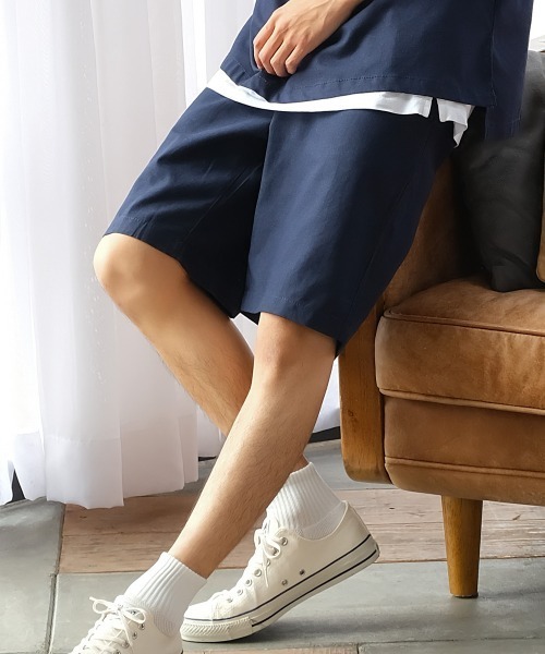 improves(インプローブス)の「麻レーヨン リラクシング ショートパンツ(その他パンツ・メンズ・ライトグレー/ライトベージュ/キナリ/カーキ/ネイビー/ブラック・MEDIUM/LARGE)」の6枚目の写真
