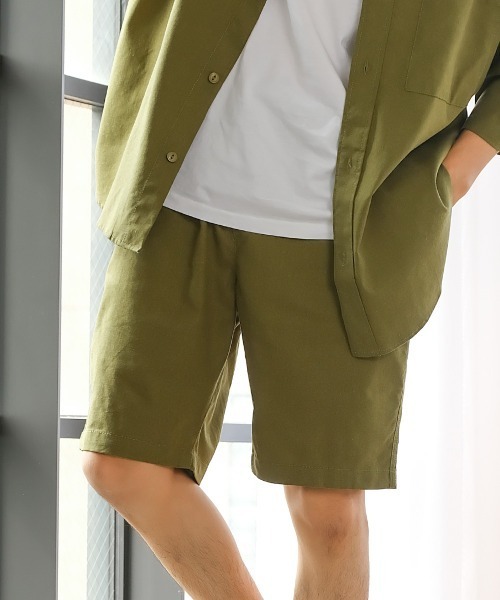 improves(インプローブス)の「麻レーヨン リラクシング ショートパンツ(その他パンツ・メンズ・ライトグレー/ライトベージュ/キナリ/カーキ/ネイビー/ブラック・MEDIUM/LARGE)」の22枚目の写真