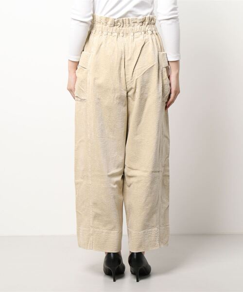 KRIFF MAYER Lady's Collection(クリフメイヤーレディースコレクション)の「コーデュロイギャザーパンツ(その他パンツ・レディース・ブラウン/ナチュラル/カラフル/チャコール・MEDIUM/LARGE)」の6枚目の写真