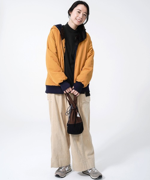 KRIFF MAYER Lady's Collection(クリフメイヤーレディースコレクション)の「コーデュロイギャザーパンツ(その他パンツ・レディース・ブラウン/ナチュラル/カラフル/チャコール・MEDIUM/LARGE)」の7枚目の写真