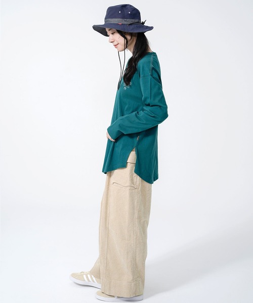 KRIFF MAYER Lady's Collection(クリフメイヤーレディースコレクション)の「コーデュロイギャザーパンツ(その他パンツ・レディース・ブラウン/ナチュラル/カラフル/チャコール・MEDIUM/LARGE)」の11枚目の写真