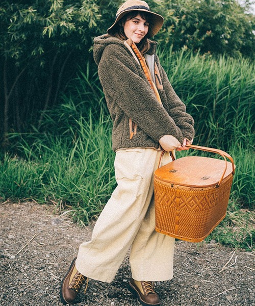 KRIFF MAYER Lady's Collection(クリフメイヤーレディースコレクション)の「コーデュロイギャザーパンツ(その他パンツ・レディース・ブラウン/ナチュラル/カラフル/チャコール・MEDIUM/LARGE)」の12枚目の写真