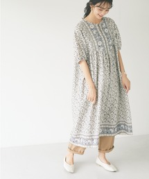 CRAFT STANDARD BOUTIQUE | アンティークウォールペーパー柄ワンピース　＊(ワンピース)