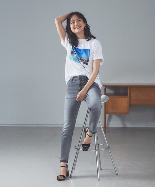 Abahouse Devinette（ドゥヴィネット）の「【9-22】フォトプリントTシャツ プール タイムズスクエア ベニス フェルメール ファミリー（Tシャツ/カットソー・レディース・ホワイト/その他/ホワイト系その他/ホワイト系その他2/ホワイト系その他3・M/L/XL/XX-LARGE）」の8枚目の写真