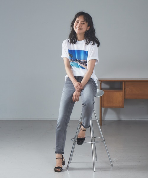 Abahouse Devinette（ドゥヴィネット）の「【9-22】フォトプリントTシャツ プール タイムズスクエア ベニス フェルメール ファミリー（Tシャツ/カットソー・レディース・ホワイト/その他/ホワイト系その他/ホワイト系その他2/ホワイト系その他3・M/L/XL/XX-LARGE）」の13枚目の写真