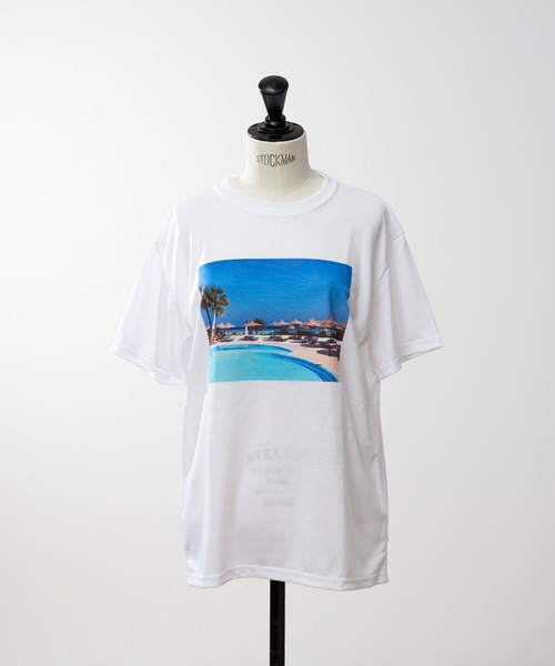 Abahouse Devinette（ドゥヴィネット）の「【9-22】フォトプリントTシャツ プール タイムズスクエア ベニス フェルメール ファミリー（Tシャツ/カットソー・レディース・ホワイト/その他/ホワイト系その他/ホワイト系その他2/ホワイト系その他3・M/L/XL/XX-LARGE）」の6枚目の写真