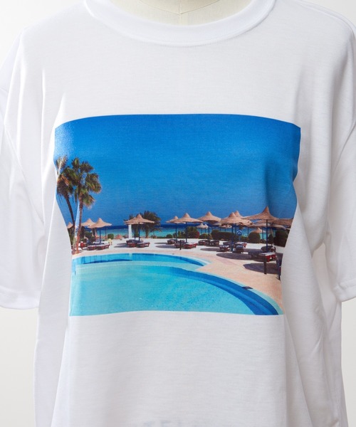 Abahouse Devinette（ドゥヴィネット）の「【9-22】フォトプリントTシャツ プール タイムズスクエア ベニス フェルメール ファミリー（Tシャツ/カットソー・レディース・ホワイト/その他/ホワイト系その他/ホワイト系その他2/ホワイト系その他3・M/L/XL/XX-LARGE）」の18枚目の写真